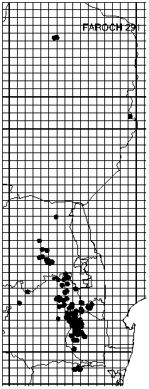 Faurea rochetiana Distribution