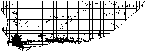 Hakea sericia Distribution