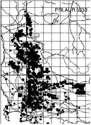 Protea laurifolia Distribution
