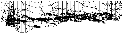 Protea nerifolia Distribution