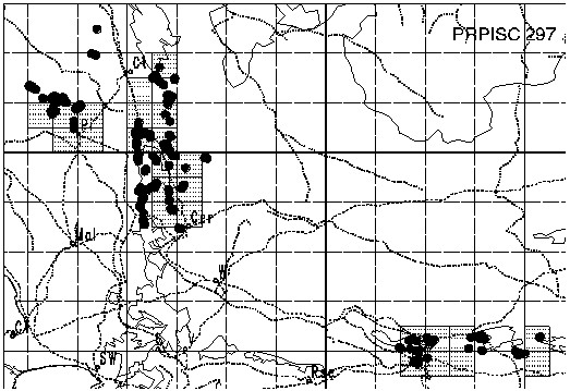 Protea piscina Distribution