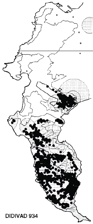 Diastella divaricata divaricata Distribution
