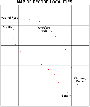 Record Localities Zoom Map