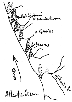 Olifants River to Hondeklipbaai dunes