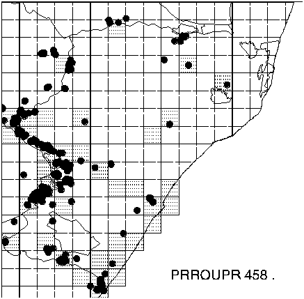 Protea roupelliae roupelliae Distribution