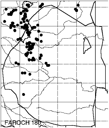 Faurea rochetiana Distribution