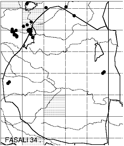 Faurea saligna Distribution